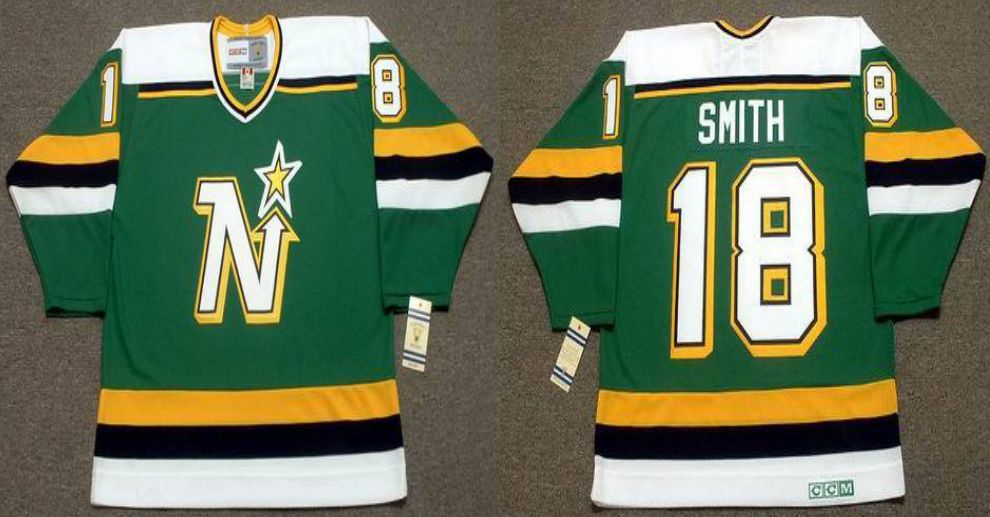 2019 Men Dallas Stars 18 Smith Green CCM NHL jerseys